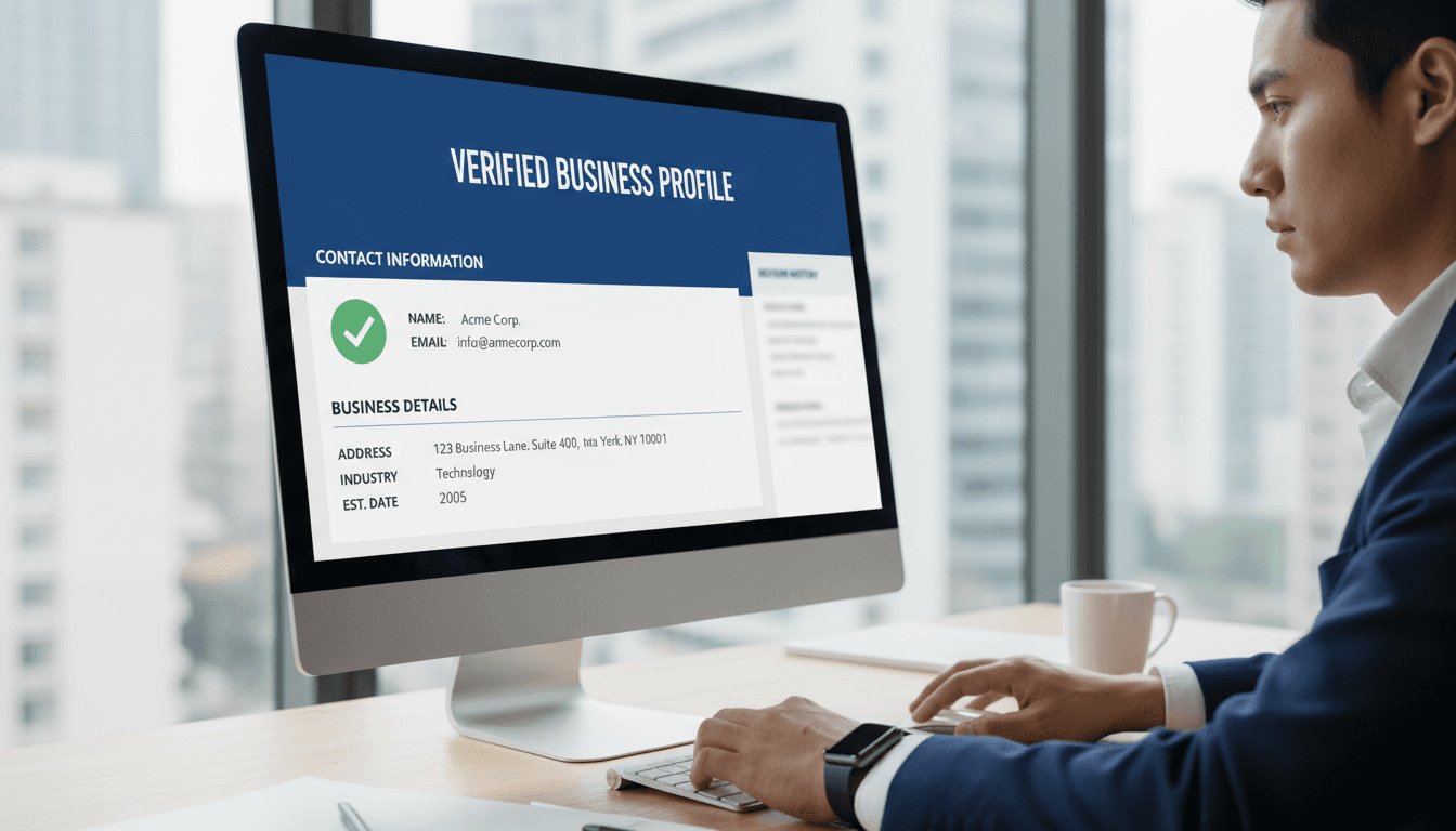 Datos de contacto verificados